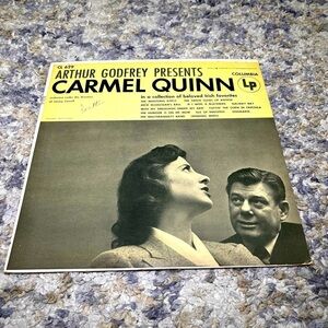 Arthur Godfrey presents Carmel Quinn, Irish songs vintage record from 1955